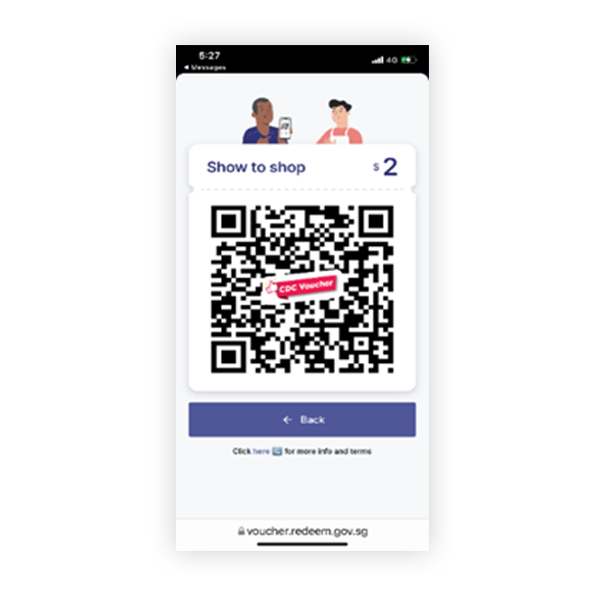 Step 2:<br>Screenshot QR code